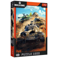 World of Tanks Tanky v boji 1000-dielne puzzle - Trefl