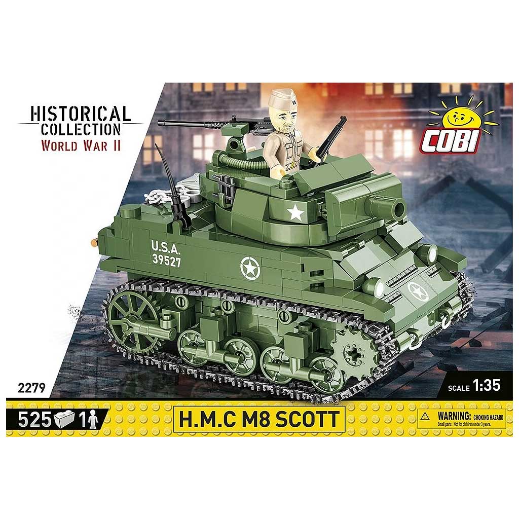 COBI: WWII H.M.C M8 Scott tank stavebnica (2279)