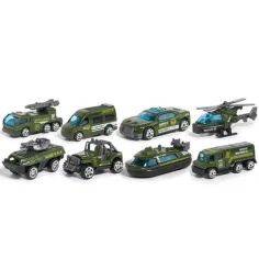 X-Military 8 dielny set vojenských autíčok obrázok 2