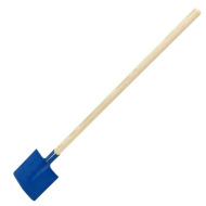 Záhradná lopata s drevenou rúčkou v modrej farbe 75 cm - Woodyland