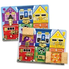 Zámky a zámky rozvojová hračka - Melissa & Doug obrázok 3