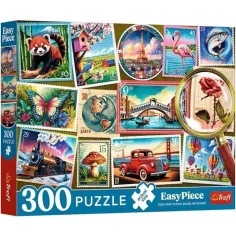 Zbierka známok Easy Piece 300ks puzzle - Trefl