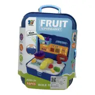Zeleninový hrací set v modrom kufri s príslušenstvom