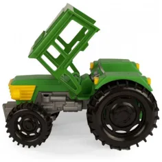 Zelený traktor s  prívesom pre kone 38 cm - Wader obrázok 2