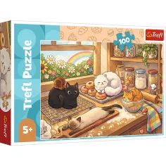 Zlé mačičky 100ks puzzle - Trefl obrázok 1