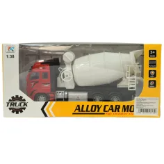 Alloy Car: Domiešavač betónu so zotrvačníkom, svetlom a zvukom v dvoch variantoch 19cm 1ks obrázok 11