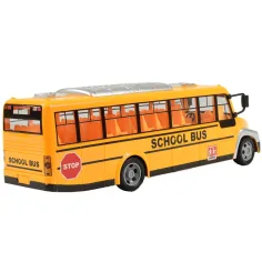 Žltý školský autobus so svetelnými efektmi a akumulátorom na diaľkové ovládanie 27MHz 40cm obrázok 4
