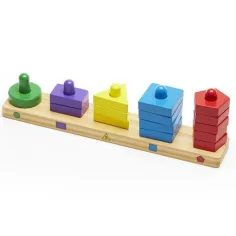 Tvorivý vežový stavebník z dreva - Melissa & Doug obrázok 2