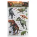 3D Svet dinosaurov dinosaurová nástenná samolepka set s plagátom obrázok 1