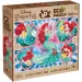 Ariel malá morská víla 2 v 1 60-dielne Eco puzzle a omaľovánka 70x50 cm - Lisciani