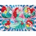 Ariel malá morská víla 2 v 1 60-dielne Eco puzzle a omaľovánka 70x50 cm - Lisciani