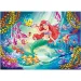 Ariel, malá morská víla 2 v 1 puzzle a omaľovánka, 108 dielikov, 50x35 cm – Lisciani
