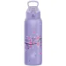 Ars Una: 3D Snow Flower fialová dvojstenná kovová fľaša 700 ml