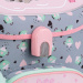 Ars Una: Cute Animals Tea Party mačacia ergonomická školská taška, batoh so magnetickým zapínaním 33×41×24 cm