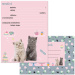 Ars Una: Cute Animals tea party mačacia 10-dielová pozvánková sada s obálkami
