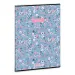 Ars Una: Pearl Blossom modrý extra sponkový linajkový zošit A/4