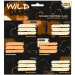 Ars Una: Wild in the dark nálepky na zošit s motívom leva, balené, 3×6 ks