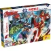 Avengeri 2 v 1, 48-dielne puzzle a omaľovánka 35x25 cm - Lisciani