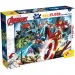 Avengers 2 v 1 150-dielne maxi puzzle a omaľovánka 70x50 cm - Lisciani