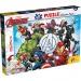 Avengers 2 v 1 60-dielne puzzle a omaľovánka 35x25 cm - Lisciani