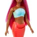Barbie Dreamtopia: Bábika s ružovými vlasmi a korálovou plutvou - Mattel