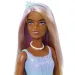 Barbie Dreamtopia: Princezná bábika v modro-fialových šatách s motýľmi - Mattel