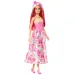Barbie Dreamtopia: Princezná bábika v ružových šatách s motýľmi - Mattel