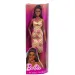 Barbie: Fashionista štýlová bábika v kockovaných, kvetinových šatách - Mattel