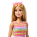 Barbie Sada – venčenie psa na korčuliach – blond bábika – Mattel