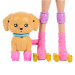 Barbie Sada – venčenie psa na korčuliach – blond bábika – Mattel