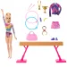 Barbie: Súprava gymnastická bábika s doplnkami - Mattel
