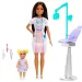Barbie hnedovlasá kariérna bábika zubárka herný set - Mattel
