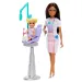 Barbie hnedovlasá kariérna bábika zubárka herný set - Mattel