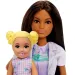 Barbie hnedovlasá kariérna bábika zubárka herný set - Mattel