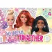 Barbie kamarátky 60-dielne trblietavé puzzle 50x35 cm - Lisciani