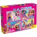 Barbie magický svet 4x48-dielne maxi podlahové puzzle 35x25 cm - Lisciani