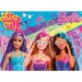 Barbie magický svet 4x48-dielne maxi podlahové puzzle 35x25 cm - Lisciani