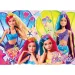 Barbie magický svet 4x48-dielne maxi podlahové puzzle 35x25 cm - Lisciani