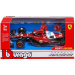 Bburago: Ferrari SF-25 F1 pretekárske auto kovový model 1/43 (Charles Leclerc #16)