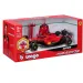 Bburago: Ferrari SF23 F1 pretekárske auto kovový model auta s pilotom 1/24 (Charles Leclerc #16)