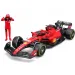 Bburago: Ferrari SF23 F1 pretekárske auto kovový model auta s pilotom 1/24 (Charles Leclerc #16)