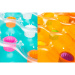 Bestway: Farebný nafukovací matrac s držiakom na pohár, v rôznych farbách, 1 ks, 173 x 64 x 16 cm