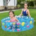 Bestway: Fill N Fun Sparkling Sea morské zvieratká pevnostenný bazénik, Ø 122 x 25 cm