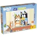 Bluey 2 v 1 24-dielne puzzle a omaľovánka 50x35 cm - Lisciani