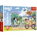 Bluey jazdí na bicykli 60 kusov puzzle - Trefl