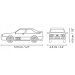 COBI: Audi Quattro 1980 stavebnica bieleho auta (24665)
