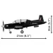 COBI: Beechcraft T-6 Texan II čierna stavebnica (26626)