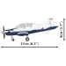 COBI: Beechcraft T-6 Texan II modro-biela stavebnica (26624)