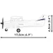 COBI: Cessna 172 Skyhawk biela stavebnice (26620)