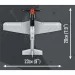 COBI: Mustang P-51D „TOP GUN: Maverick” stavebnica lietadla (5847)